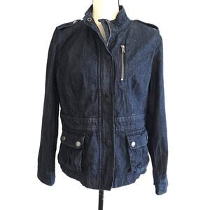 Ann Taylor Dark Blue Jean Jacket